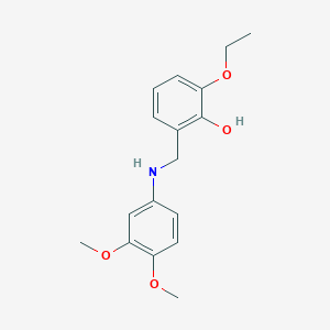 2-{[(3,4-Dimethoxyphenyl)amino]methyl}-6-ethoxyphenol