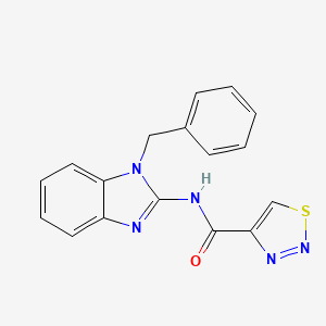 N-(1-benzyl-1H-1,3-benzimidazol-2-yl)-1,2,3-thiadiazole-4-carboxamide