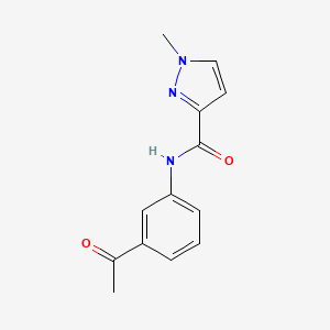 N-(3-acetylphenyl)-1-methyl-1H-pyrazole-3-carboxamide