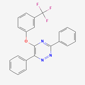 3,6-Diphenyl-5-[3-(trifluoromethyl)phenoxy]-1,2,4-triazine