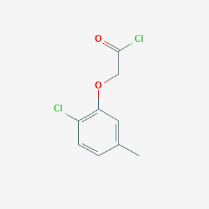 molecular formula C9H8Cl2O2 B2775221 (2-氯-5-甲基苯氧基)乙酰氯 CAS No. 118991-46-1