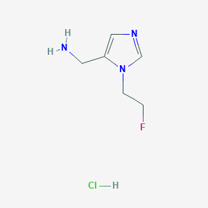 [1-(2-Fluoroethyl)-1H-imidazol-5-yl]methanamine hydrochloride