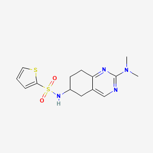 N-[2-(dimethylamino)-5,6,7,8-tetrahydroquinazolin-6-yl]thiophene-2-sulfonamide
