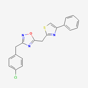 molecular formula C19H14ClN3OS B2775246 N-烯丙基-1-(3-{[(2-甲基苯基)磺酰]氨基}苯甲酰)哌啶-4-甲酰胺 CAS No. 1112327-52-2