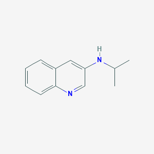 molecular formula C12H14N2 B2775256 N-(propan-2-yl)quinolin-3-amine CAS No. 78641-29-9
