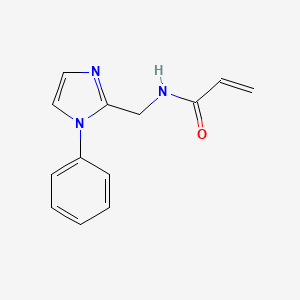 N-[(1-Phenylimidazol-2-yl)methyl]prop-2-enamide