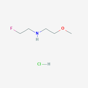 molecular formula C5H13ClFNO B2775282 (2-Fluoroethyl)(2-methoxyethyl)amine hydrochloride CAS No. 1955506-46-3