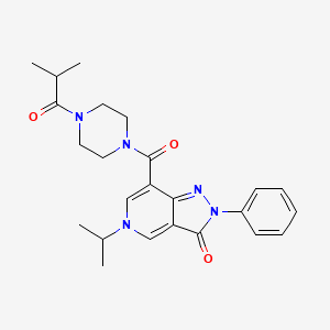 7-(4-isobutyrylpiperazine-1-carbonyl)-5-isopropyl-2-phenyl-2H-pyrazolo[4,3-c]pyridin-3(5H)-one