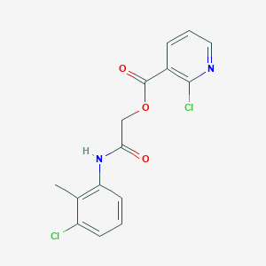 [(3-Chloro-2-methylphenyl)carbamoyl]methyl 2-chloropyridine-3-carboxylate