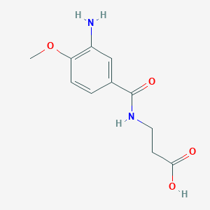 3-(3-Amino-4-methoxybenzamido)propanoic acid