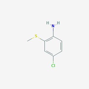 molecular formula C7H8ClNS B2775327 2-Methylthio-4-chloroaniline CAS No. 29690-21-9