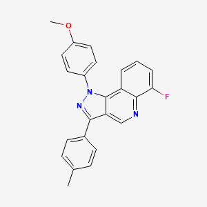 6-fluoro-1-(4-methoxyphenyl)-3-(4-methylphenyl)-1H-pyrazolo[4,3-c]quinoline