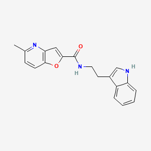 molecular formula C19H17N3O2 B2775362 N-(2-(1H-indol-3-yl)ethyl)-5-methylfuro[3,2-b]pyridine-2-carboxamide CAS No. 941928-64-9