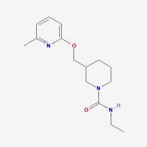 N-Ethyl-3-[(6-methylpyridin-2-yl)oxymethyl]piperidine-1-carboxamide