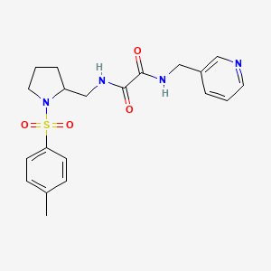 N1-(pyridin-3-ylmethyl)-N2-((1-tosylpyrrolidin-2-yl)methyl)oxalamide