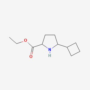Ethyl 5-cyclobutylpyrrolidine-2-carboxylate
