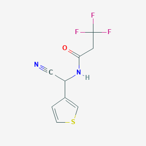 N-[Cyano(thiophen-3-YL)methyl]-3,3,3-trifluoropropanamide