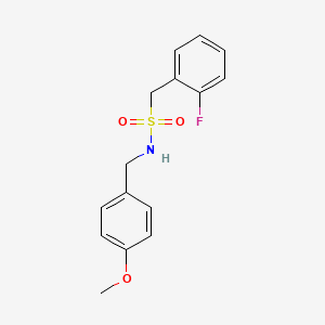 1-(2-fluorophenyl)-N-(4-methoxybenzyl)methanesulfonamide