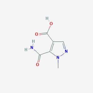 5-carbamoyl-1-methyl-1H-pyrazole-4-carboxylic acid