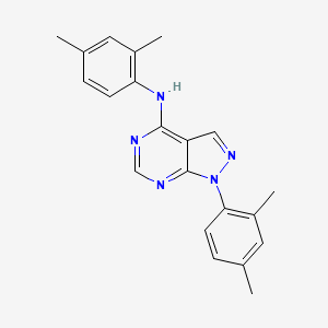 N,1-bis(2,4-dimethylphenyl)-1H-pyrazolo[3,4-d]pyrimidin-4-amine