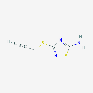 3-(Prop-2-yn-1-ylthio)-1,2,4-thiadiazol-5-amine