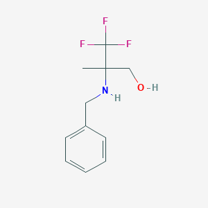 2-(Benzylamino)-3,3,3-trifluoro-2-methylpropan-1-ol
