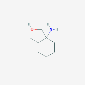molecular formula C8H17NO B2775621 (1-氨基-2-甲基环己基)甲醇 CAS No. 1178017-92-9