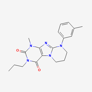 1-methyl-9-(3-methylphenyl)-3-propyl-7,8-dihydro-6H-purino[7,8-a]pyrimidine-2,4-dione