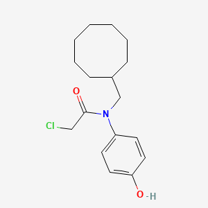 2-Chloro-N-(cyclooctylmethyl)-N-(4-hydroxyphenyl)acetamide