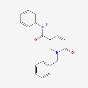 1-benzyl-N-(2-methylphenyl)-6-oxopyridine-3-carboxamide