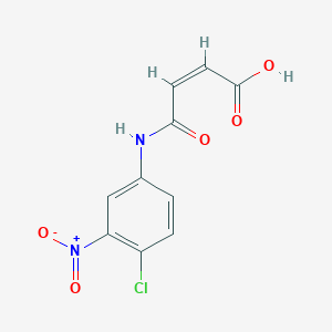 molecular formula C10H7ClN2O5 B2775706 (2Z)-3-[(4-chloro-3-nitrophenyl)carbamoyl]prop-2-enoic acid CAS No. 1383931-94-9