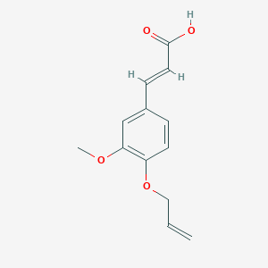 3-[3-Methoxy-4-(prop-2-en-1-yloxy)phenyl]prop-2-enoic acid