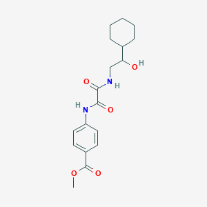 Methyl 4-(2-((2-cyclohexyl-2-hydroxyethyl)amino)-2-oxoacetamido)benzoate
