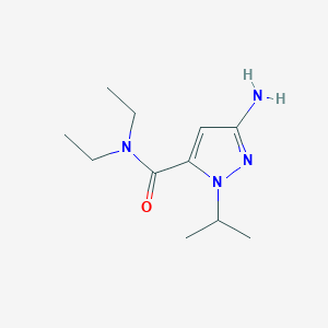 3-Amino-N,N-diethyl-1-isopropyl-1H-pyrazole-5-carboxamide