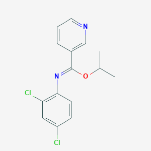 isopropyl N-(2,4-dichlorophenyl)-3-pyridinecarboximidoate