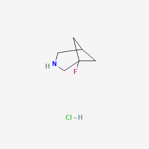 1-Fluoro-3-azabicyclo[3.1.1]heptane hcl