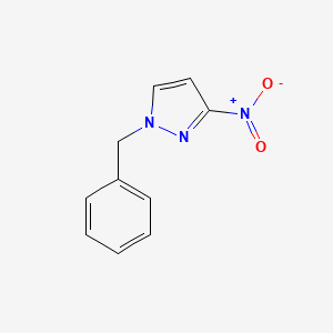 molecular formula C10H9N3O2 B2775820 1-苄基-3-硝基-1H-吡唑烯 CAS No. 898053-27-5