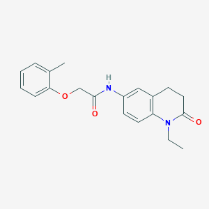 N-(1-ethyl-2-oxo-1,2,3,4-tetrahydroquinolin-6-yl)-2-(o-tolyloxy)acetamide
