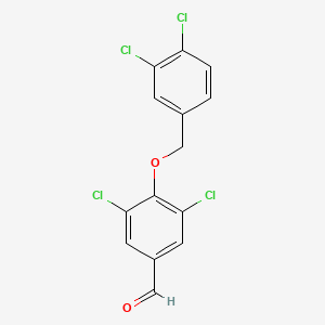 3,5-Dichloro-4-[(3,4-dichlorobenzyl)oxy]benzaldehyde