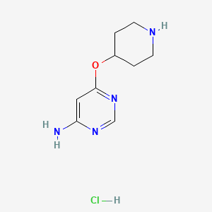 6-(Piperidin-4-yloxy)pyrimidin-4-amine hydrochloride