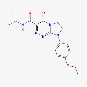 8-(4-ethoxyphenyl)-N-isopropyl-4-oxo-4,6,7,8-tetrahydroimidazo[2,1-c][1,2,4]triazine-3-carboxamide