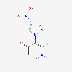 4-Dimethylamino-3-(4-nitro-pyrazol-1-yl)-but-3-en-2-one
