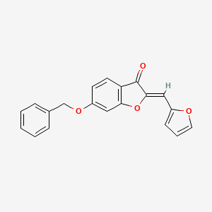 (Z)-6-(benzyloxy)-2-(furan-2-ylmethylene)benzofuran-3(2H)-one