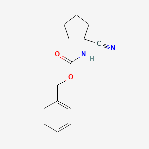 molecular formula C14H16N2O2 B2775917 benzyl N-(1-cyanocyclopentyl)carbamate CAS No. 1352999-40-6
