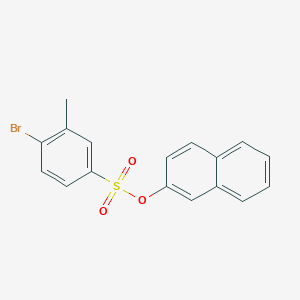 Naphthalen-2-yl 4-bromo-3-methylbenzene-1-sulfonate