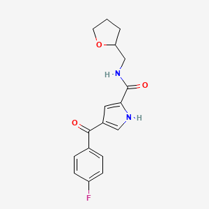4-(4-fluorobenzoyl)-N-(tetrahydro-2-furanylmethyl)-1H-pyrrole-2-carboxamide