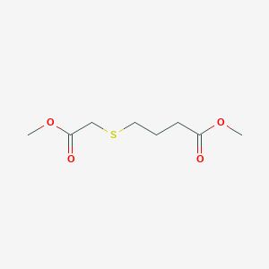 Methyl 4-[(2-methoxy-2-oxoethyl)sulfanyl]butanoate