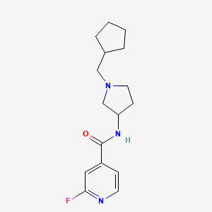 N-[1-(Cyclopentylmethyl)pyrrolidin-3-YL]-2-fluoropyridine-4-carboxamide