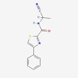N-(1-cyanoethyl)-4-phenyl-1,3-thiazole-2-carboxamide