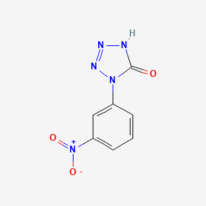 molecular formula C7H5N5O3 B2776021 1-(3-nitrophenyl)-1H-tetrazol-5-ol CAS No. 7024-74-0